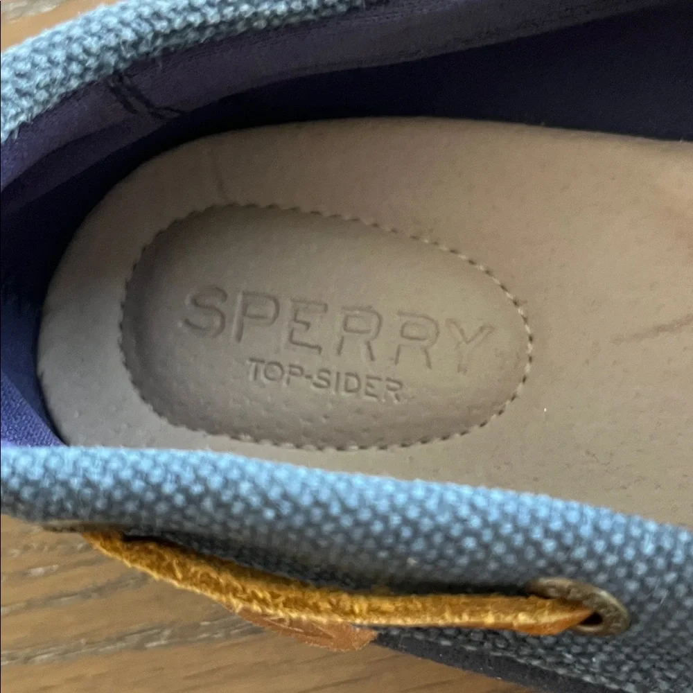 Sperry Women's Songfish Waxy‎ Canvas Boat Shoes Size 10